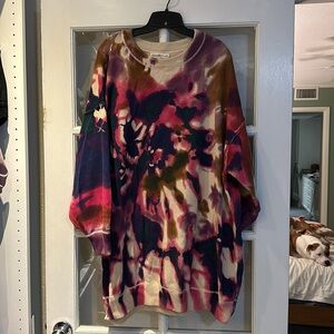 Natural Life Sunrise Tie Dye Sweater